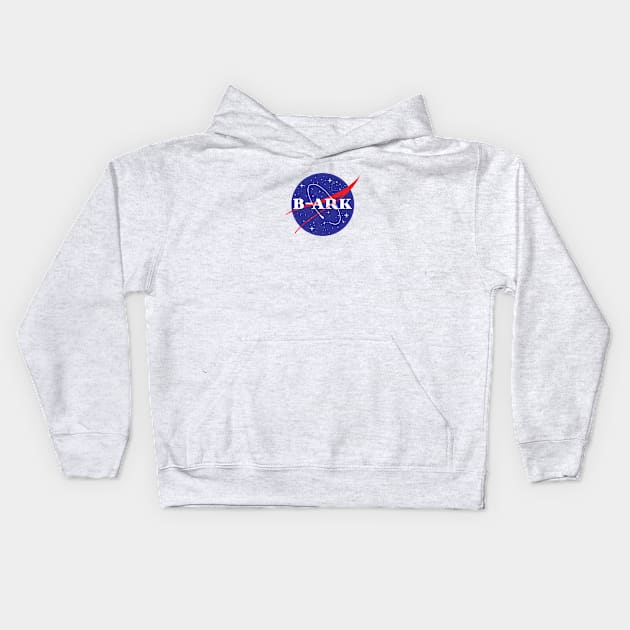 Hitchhikers Guide B-Ark Nasa Parody Kids Hoodie by EliseDesigns